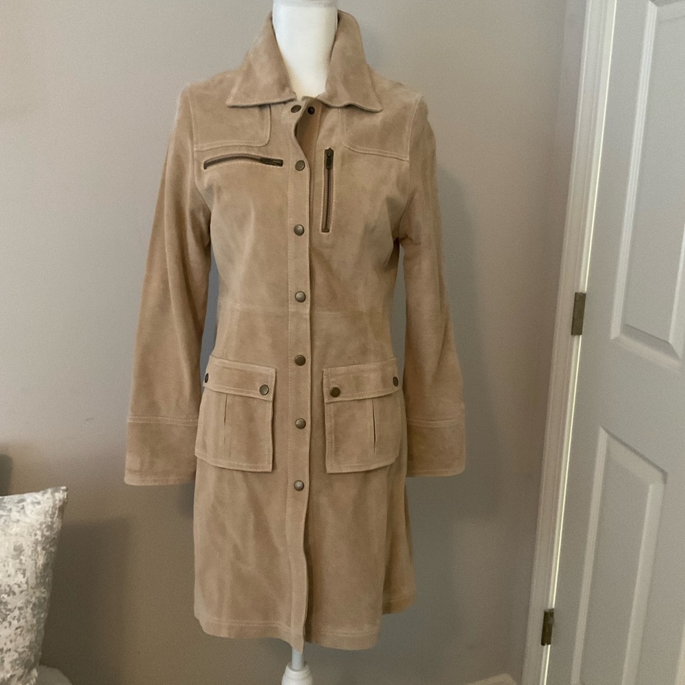 Suede jacket/dress